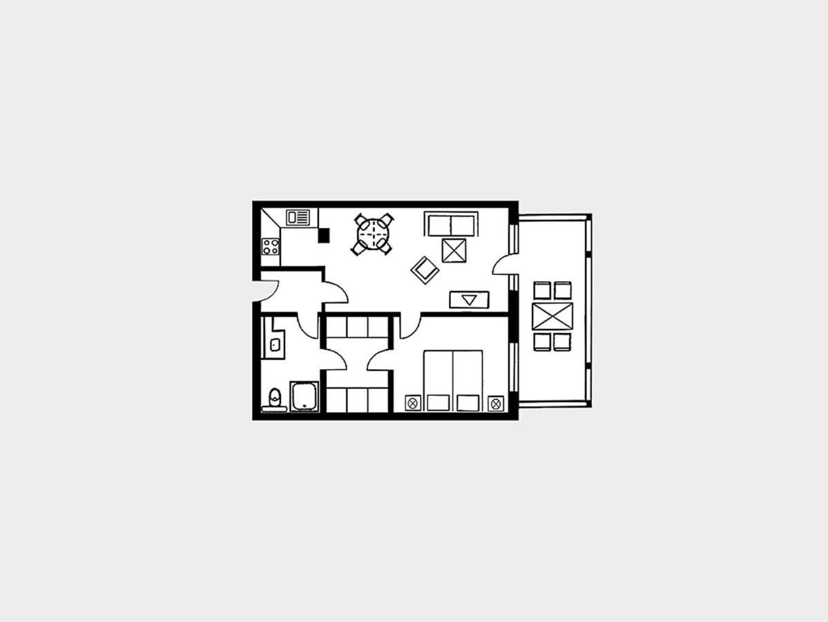 Strandvillen Binz - Ferienwohnung Mit 1 Schlafzimmer Und Balkon Ah-627 Bagian luar foto